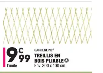 ALDI Treillis en bois Pliable offre