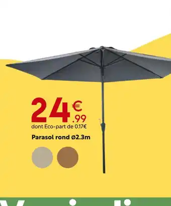 Maxi Bazar Parasol rond Ø2.3m offre