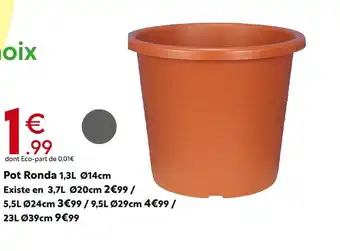 Maxi Bazar Pot Ronda 1,3L Ø14cm offre