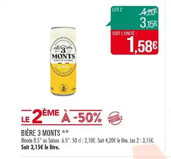 Match 3 MONTS BIÈRE offre