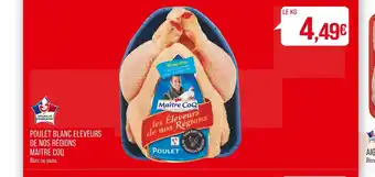 Match MAITRE COQ POULET BLANC ELEVEURS DE NOS RÉGIONS offre