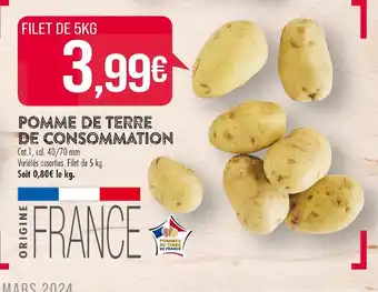 Match POMME DE TERRE DE CONSOMMATION offre