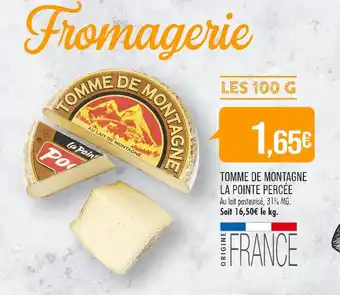 Match LA POINTE PERCÉE TOMME DE MONTAGNE offre