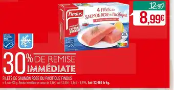 Match FINDUS FILETS DE SAUMON ROSE DU PACIFIQUE offre
