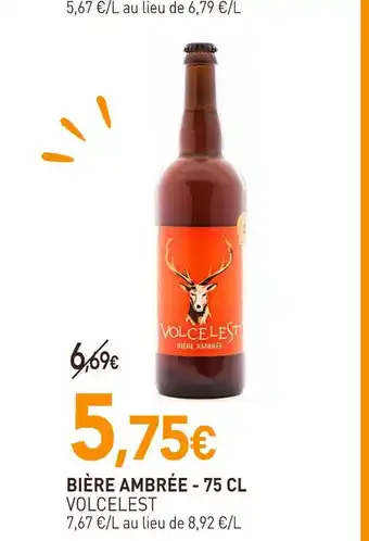 naturéO VOLCELEST BIÈRE AMBRÉE offre