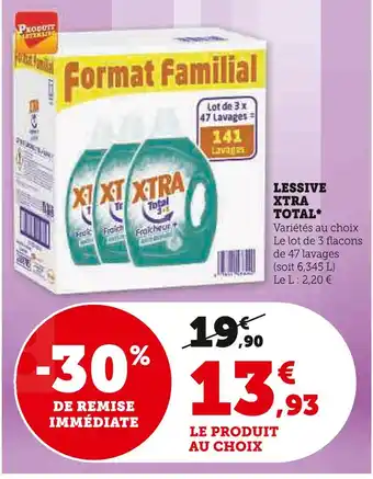 Super U XTRA LESSIVE TOTAL offre