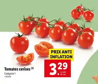 Lidl Tomates cerises offre