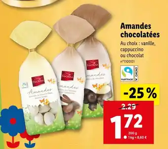 Lidl Amandes chocolatées offre