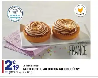 ALDI Tartelettes au Citron meringuées offre
