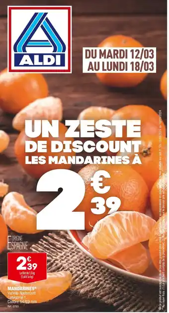 ALDI MANDARINES offre