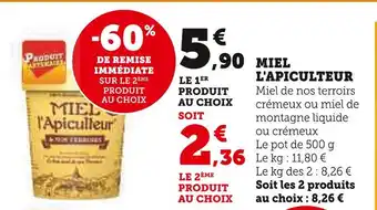 U Express MIEL L'APICULTEUR offre