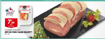 ALDI ST-CLÉMENT LE BOUCHER RÔTI DE PORC FAÇON ORLOFF offre
