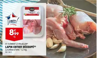 ST-CLĂMENT LE VOLAILLER LAPIN ENTIER DĂCOUPĂ