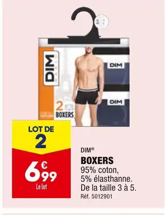 ALDI DIM BOXERS offre