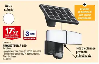 ALDI CASALUX PROJECTEUR À LED offre