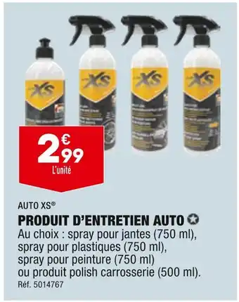 ALDI AUTO XS PRODUIT D’ENTRETIEN AUTO offre