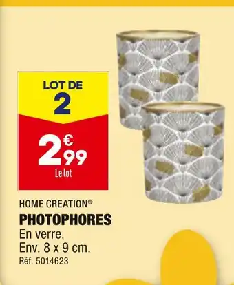 ALDI HOME CREATION PHOTOPHORES offre