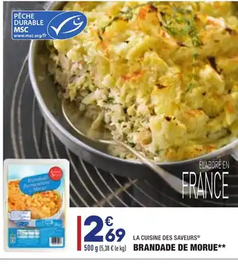 ALDI Brandade de Morue offre