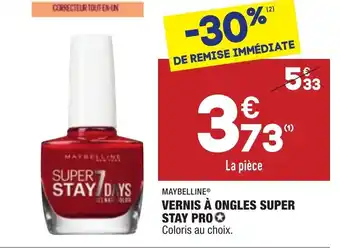 ALDI Vernis a Ongles Super stay pro offre