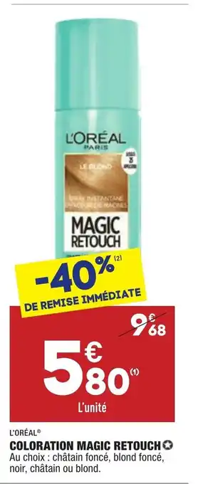 Coloration Magic Retouch