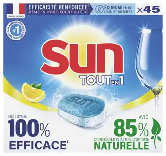 Carrefour SUN Tablettes lave-vaisselle Tout en 1 offre