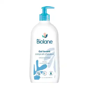 Carrefour BIOLANE Gel lavant Corps et Cheveux offre