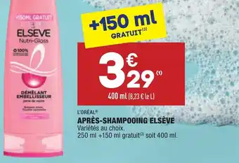 ALDI Aprés-Shampooing Elséve offre