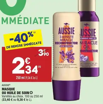 ALDI Masque ou Huile de Soin offre