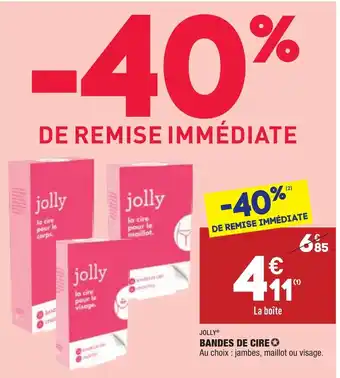 ALDI Bandes de Cire offre