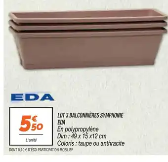 Netto LOT 3 BALCONNIÈRES SYMPHONIE offre