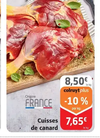 Colruyt Cuisses de canard offre