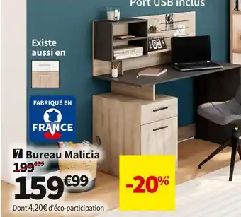 Conforama BUREAU MALICIA offre