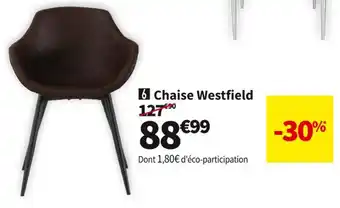 Conforama CHAISE WESTFIELD offre