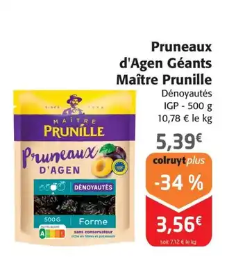 Pruneaux d'Agen Géants Maître Prunille