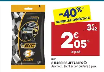 ALDI 8 Rasoirs Jetables offre