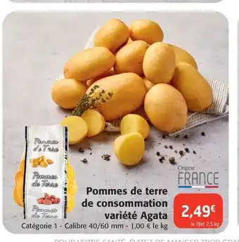 Colruyt Pommes de Terre de consommation offre