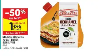 Leader Price A SAUCE BÉCHAMEL AU LAIT ENTIER offre