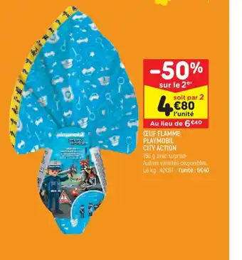 ŒUF FLAMME PLAYMOBIL
