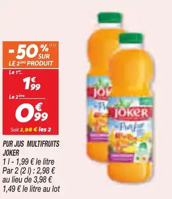 Netto PUR JUS MULTIFRUITS offre