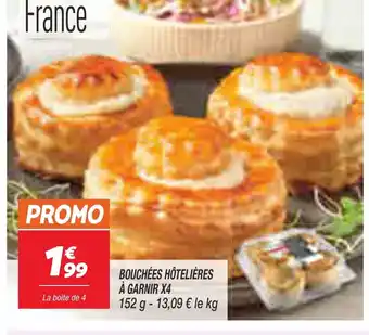 Netto BOUCHÉES HÔTELIÈRES offre