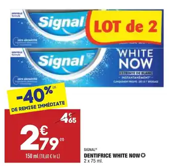ALDI Dentrifice White now offre
