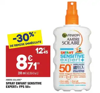ALDI Spary Enfant Sensitive Expert + Fps 50+ offre