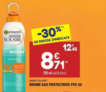 ALDI Brume eau Protectrise Fps50 offre