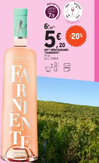 E.Leclerc IGP (3) MÉDITERRANÉE "FARNIENTE" offre