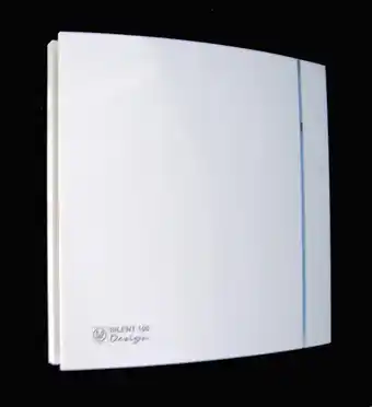 Aérateur Intermittent À Détection D'humidité S&p Silent Design 100 Mm