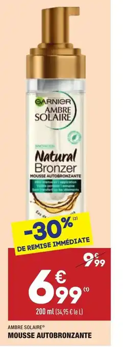 ALDI Mousse Autobrozante offre
