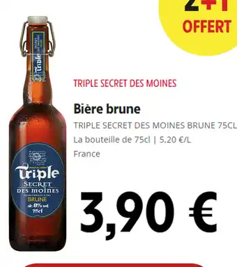 Intermarché Bière brune offre