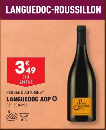 PENSÉE D'AUTOMNE® LANGUEDOC AOP ✪