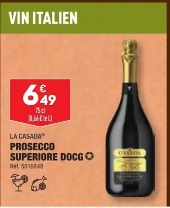 ALDI LA CASADA® PROSECCO SUPERIORE DOCG✪ offre