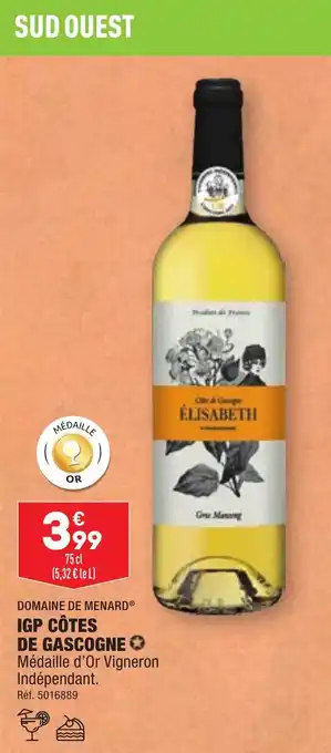 ALDI IGP CÔTES DE GASCOGNE ✪ offre
